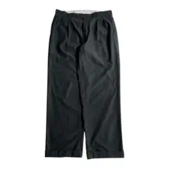 BRAGGI ネイビー ビンテージスラックス 2タック ワイドパンツ 90s