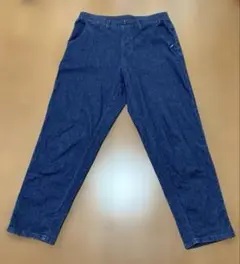 綿麻 ストレッチ　デニムパンツ