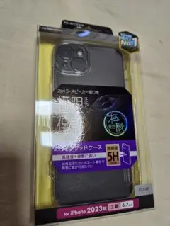 iPhone 15 Plus ハイブリッド スマホケース 極限　クリア　101
