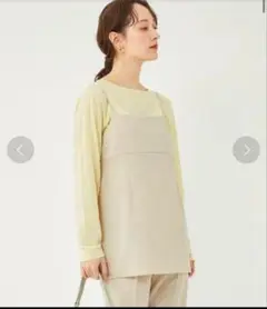美品　green label relaxing キャミソール 定価11,000円