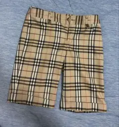 BURBERRY BLUE LABEL チェック柄ショートパンツ