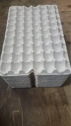 紙製卵パック　54穴×30個➕5個　茶