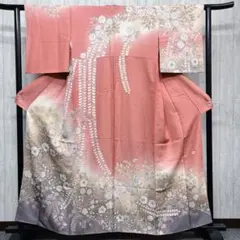 吉乃一廉 上品なお色味の銀通しのピンクに辻ヶ花の訪問着 着物
