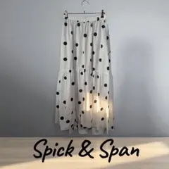 Spick & Span ドット柄 ロングスカート♡ウエストゴム