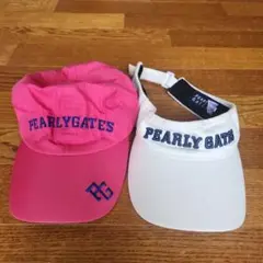 PEARLY GATES バイザー 2点セット