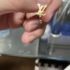ルイヴィトン片耳ピアス