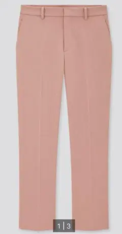 新品 未使用 UNIQLO スマートアンクルパンツ S ピンク