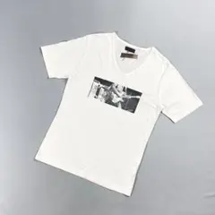 新品 リーツテイラーザズー プリント半袖Tシャツ 白 サイズ38*CD1104
