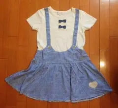 CRT CUTIE ギンガムチェック Tシャツワンピース 150