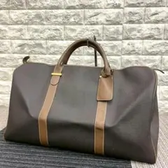 美品　Dunhill　ダンヒル　ボストンバック　ロゴ　総柄　ビジネス