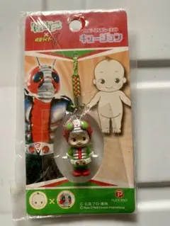 V3 キューピー ストラップ 仮面ライダー コラボ 2007年製