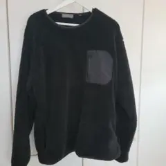 ブラック フリース トレーナー