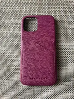 BONAVENTURA アエモネパープルレザー iPhoneケース
