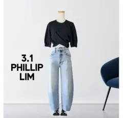 3.1 PHILLIP LIM フィリップリム クロップ スウェット ブラウス
