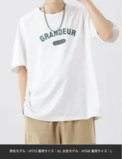 新品　シンプルロゴ　ビックシルエット　ロゴTシャツ　ユニセックスサイズ