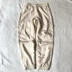 【アディダス】ナイロンパンツ シャカシャカ ウエストゴム紐 サイドファスナー M