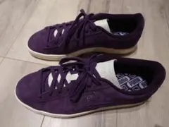 Puma スウェード 紫色 ローカット スニーカー　プーマ　パープル