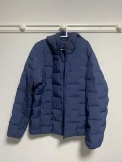 UNIQLO PUFFTECH ネイビー L フード付きダウンジャケット