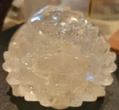 ！！逸品！！特大ロングイ1キロ超え！希少貴重手彫りヒマラヤ水晶ライモナイト虹入り