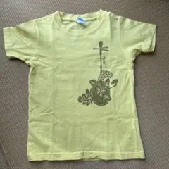 沖縄　Tシャツ イエロー　YS (120)