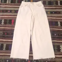 ⭐️YANUK⭐️ヤヌーク LYDIA Wide デニム リディア ホワイト25 YANUK SALEセール10%OFF 裾上げ無料 ヤヌーク LYDIA リディア