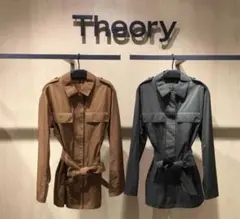 theory セオリー CRINKLE NYLON 薄手アウター S