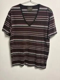 EGO TRIPPING 総柄VネックTシャツ 48
