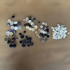 ボタンセット 約100個 色とデザイン多様