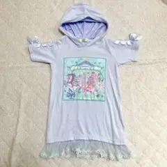 エコネコ　パーカー　ワンピース