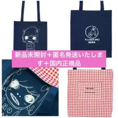 奈良美智　国内正規品　NO WAR! トートバッグ 紺 ネイビー バッグ