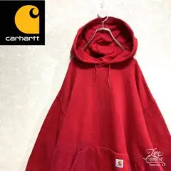 超人気❗️カーハート ワンポイントロゴパーカー 3XL90sビンテージ古着希少レア