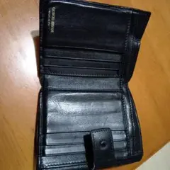 Giorgio Armani 二つ折り財布 黒