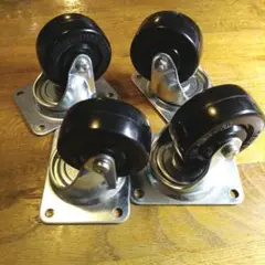 新品未使用【ハンマーキャスター】440G-R 75mm　４個セット