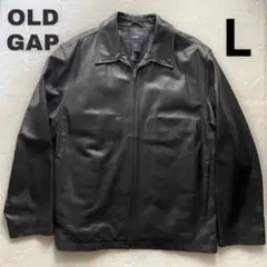 極美品✨オールドギャップ シングル レザージャケット ブルゾン 黒 L