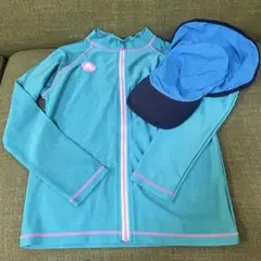 【クロックス】長袖ラッシュガード・【エーグル】キャップ
