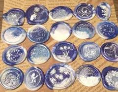 ハンドメイド シーリングスタンプシール 20枚セット 夜空 アソート