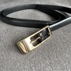 ZARA ザラ　ブラック 細ベルト 90