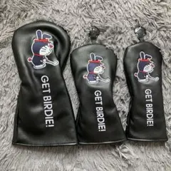 新品【3点セット】ゴルフクラブ ドラえもん ヘッドカバー 1+3+UT GET
