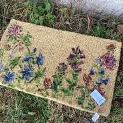 イギリス直輸入　天然ココナツ繊維マット　新品タグ付き