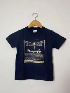 オリジナル昆虫Tシャツ　とんぼネイビー