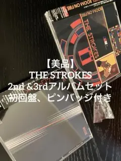 【美品】The Strokes 2nd&3rd 初回盤CDセット　ピンバッジ