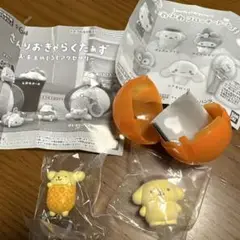 【新品】サンリオ ふわふわフロッキードール /お手玉めじるし　ポムポムプリン