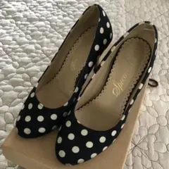 Specie rose ドット柄の可愛いパンプス♡ Ｌサイズ