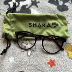 SHAKA ブラック サングラス ケース付き