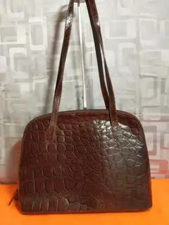 FURLA フルラ ショルダーバッグ トートバッグ クロコダイル 型押し レザー