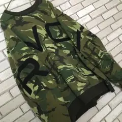 【RVCA】ルーカ♡迷彩柄♡カモフラ♡限定品 ビックロゴ