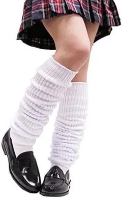 コスプレ用白ルーズソックス120cm新品