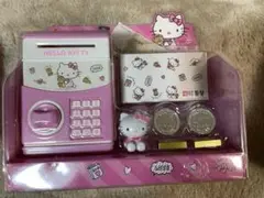 JA8 未使用品　希少品　サンリオ　ハローキティ手提げ 金庫　小物入れ　鍵付き JA8 未使用品 希少品 サンリオ ハローキティ手提げ 金庫 小物
