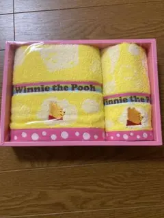【新品】プーさんハンド、フェイスタオルセット