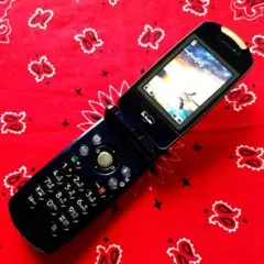 ドコモ携帯電話P700iブルー　パナソニック【中古品】希少　 【ヴィンテージ】